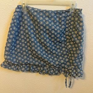 Le Lis Boutique Lulu Maria Shop blue Mini Skirt size L